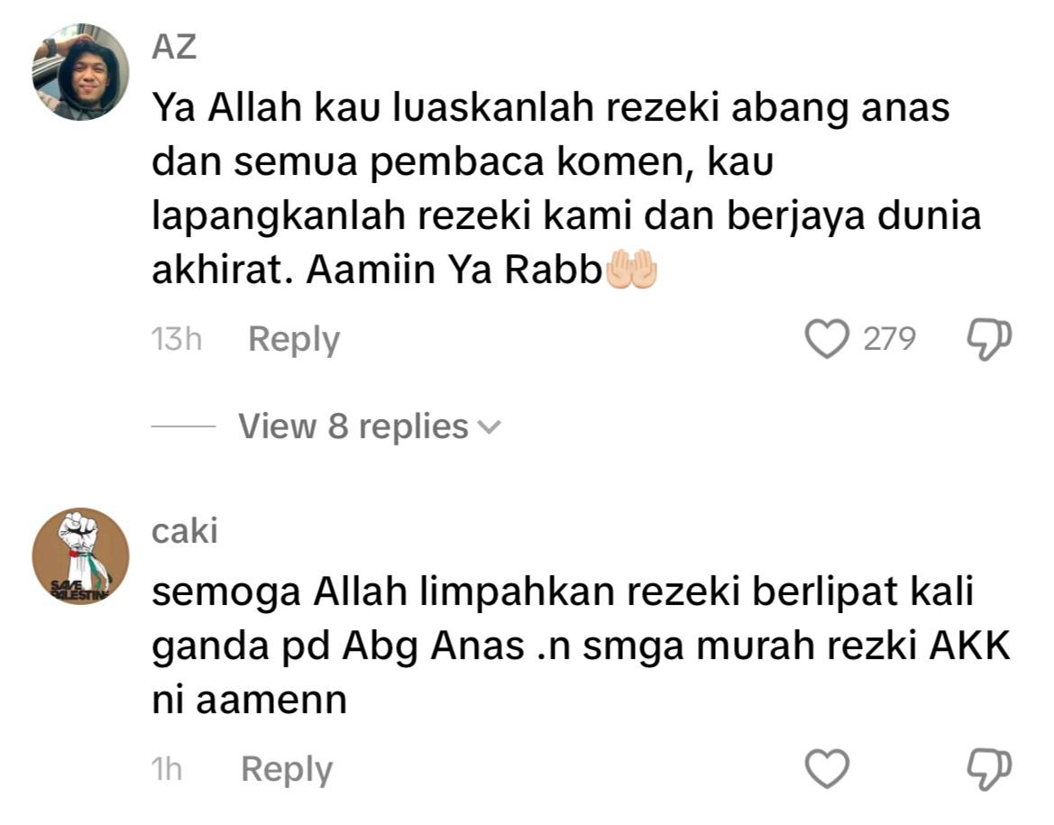 Kenderaan terbakar, anas zahrin beli motosikal buat pasangan suami isteri, netizen sebak doa murah rezeki. | weirdkaya