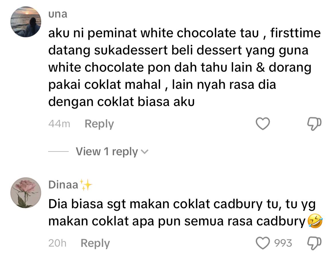 Pelanggan Dakwa Suka Dessert Guna Coklat Murah, Auntie Ja Akui Tidak Menipu Dalam Berniaga - "Nak Tunjuk Invoice Ke?" | WeirdKaya