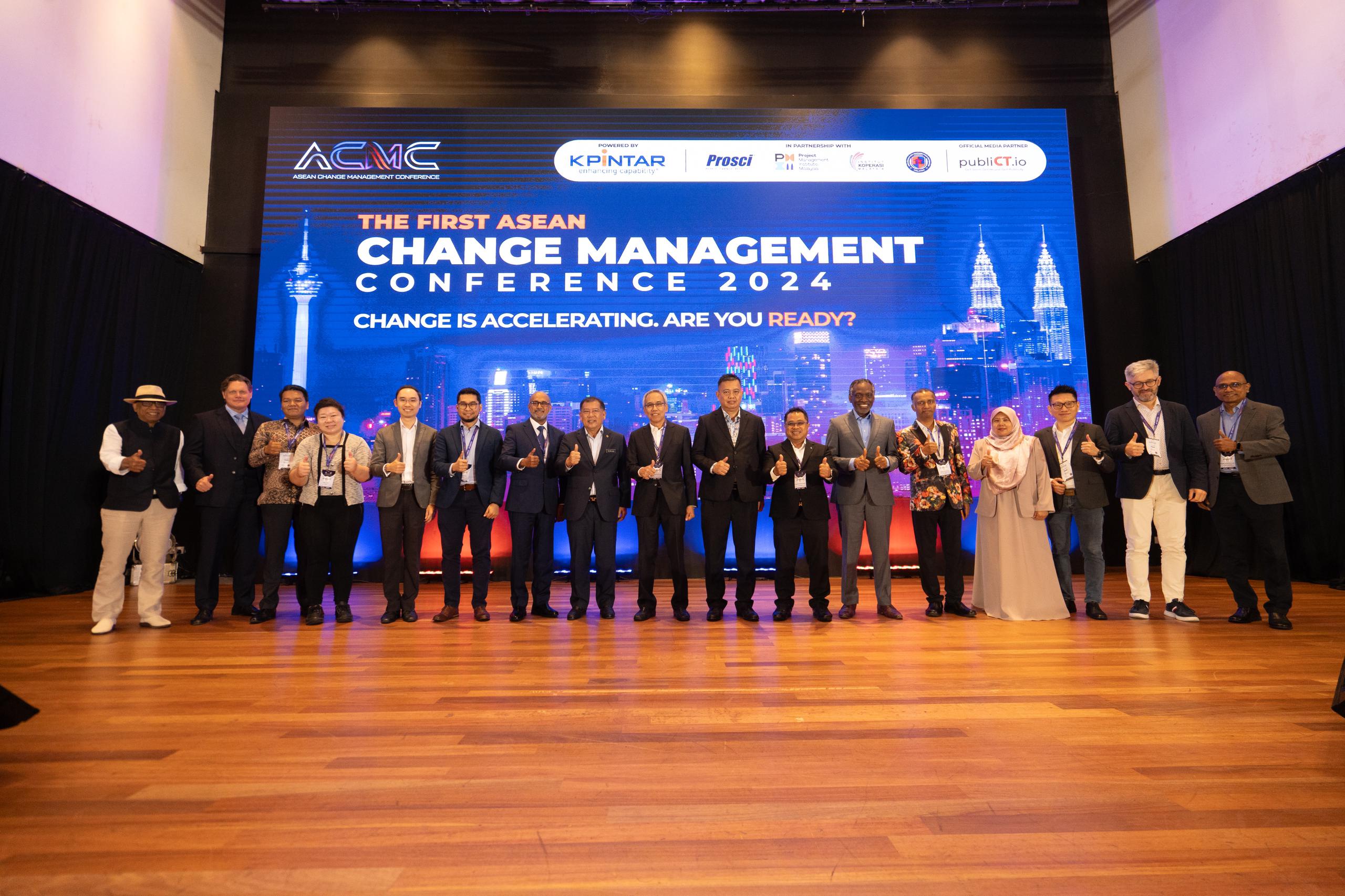 Under the theme _change is accelerating_ are you ready_, experts from six countries gathered to share insights and collaborate on global change management