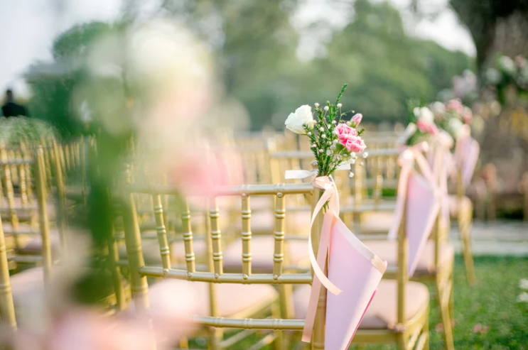 Photo of garden wedding