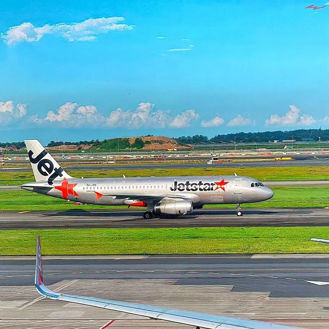 Photo of Jetstar plane at airport