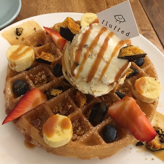 All about them waffles: digging into a delectable waffle galore at fluffed cafe & dessert | weirdkaya