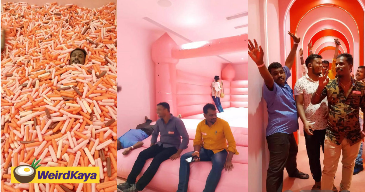 Photos of migrant workers spending off day at sg's museum of ice cream melts hearts online | weirdkaya