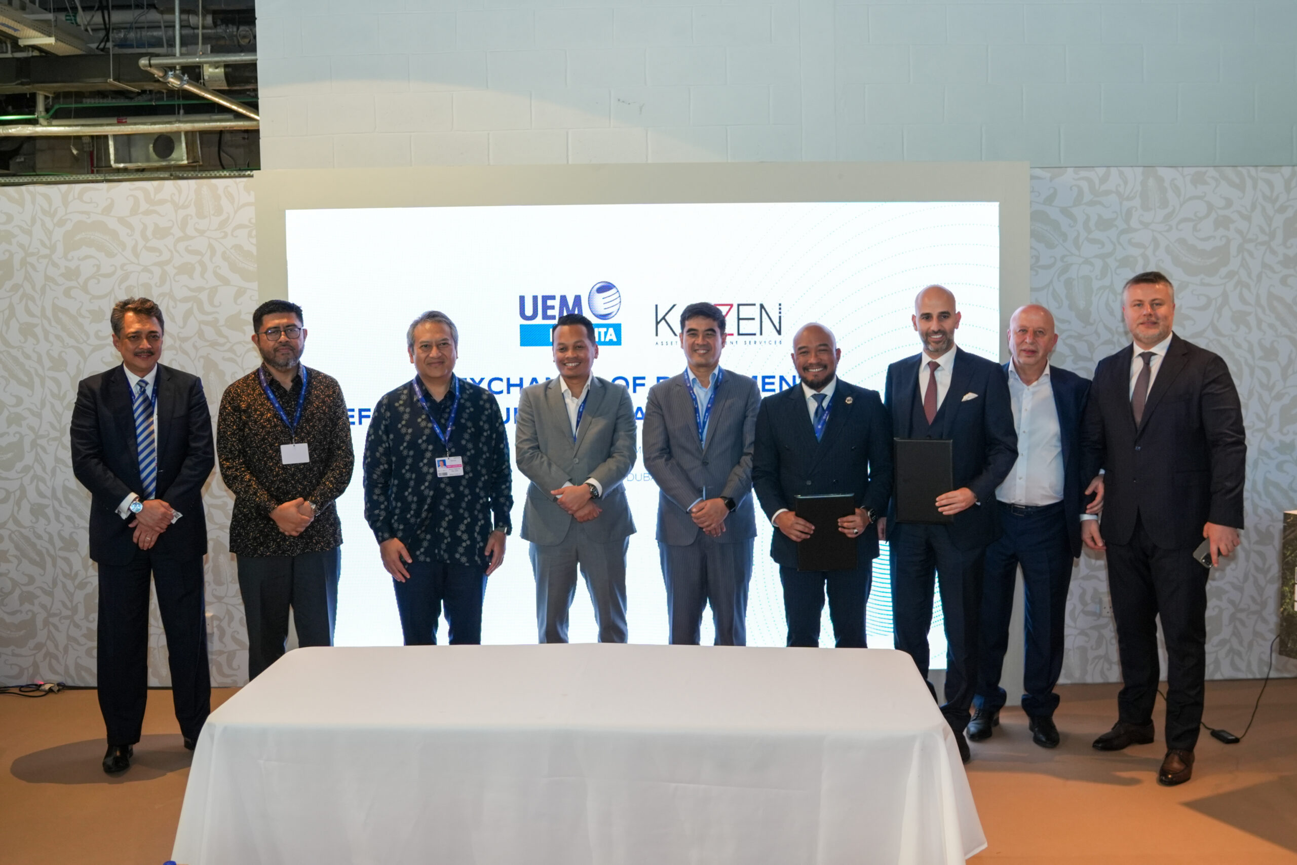 Exchange of document for definitive purchase agreement execution with kaizen group
