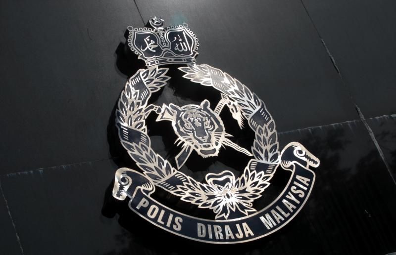 The logo of malaysian police
