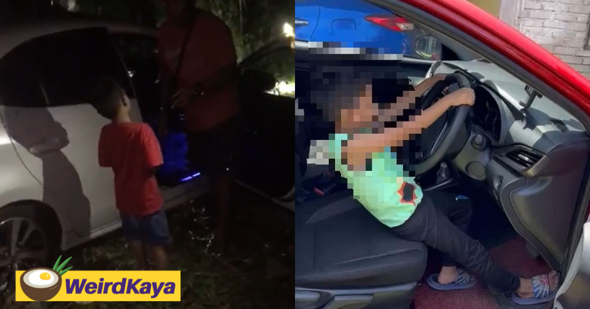 Police: 6yo m’sian boy who drove toyota vios with 3yo brother learnt it from youtube | weirdkaya