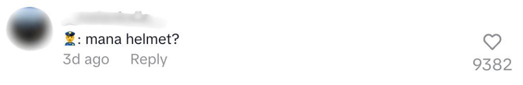 Police ask helmet where