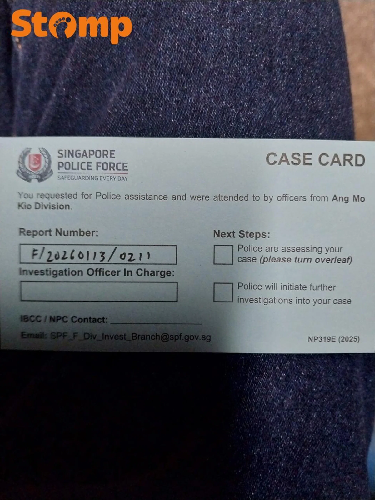 Police report filed over chilli in noodles