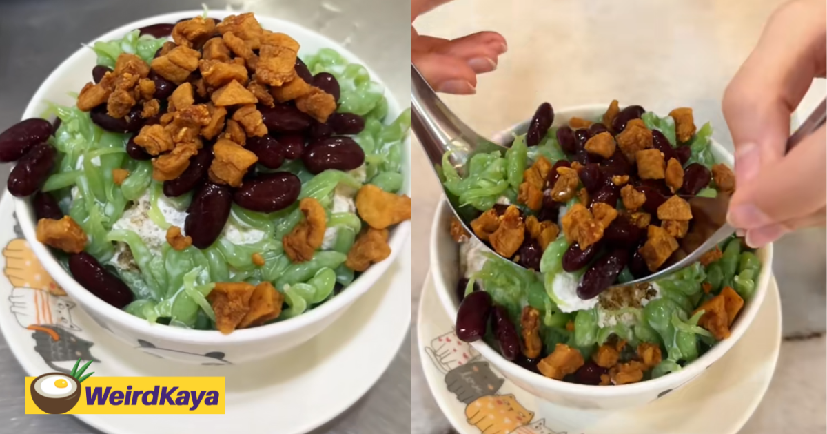 Pork lard chendol anyone? M'sian restaurant's unusual dessert stirs debate online | weirdkaya