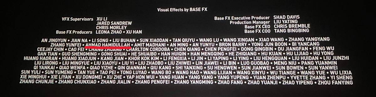 post credit scene malaysian name in it