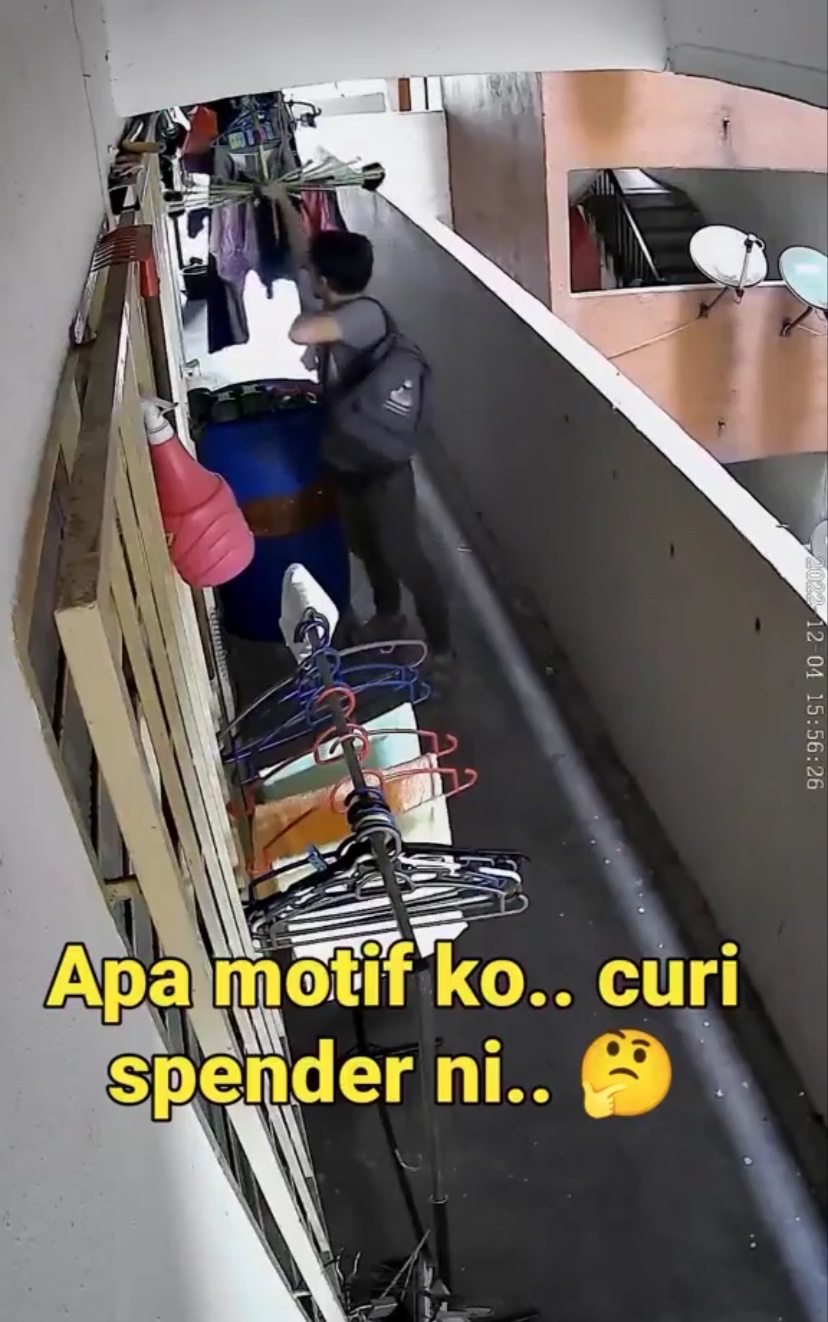 M'sian man caught doing 'last minute shopping' by stealing underwear at ppr in kl