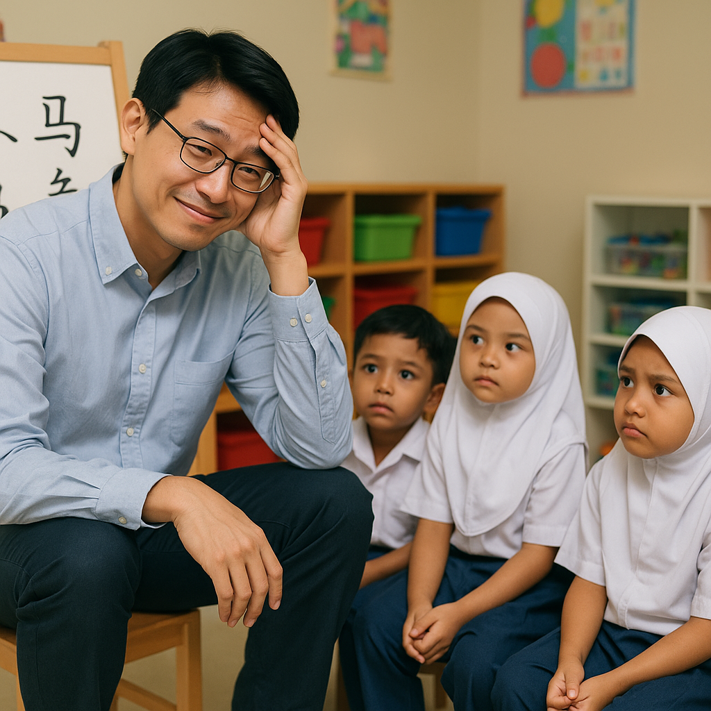 pre shcool teacher worred