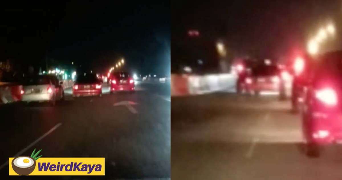 Proton wira driver seen driving in zigzags in johor, gets arrested for dangerous driving | weirdkaya