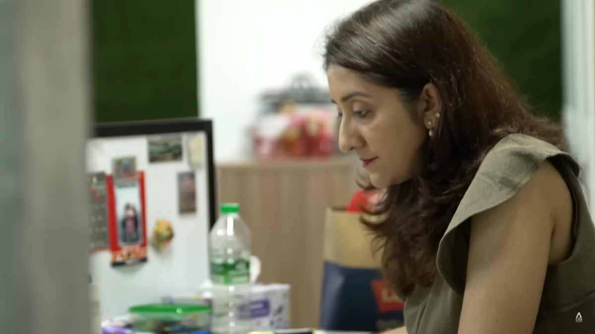 Racheal at the office