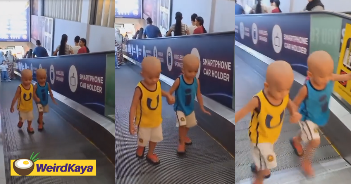 'real life upin & ipin' - m'sians amused by twins looking exactly like the siblings from popular tv series | weirdkaya