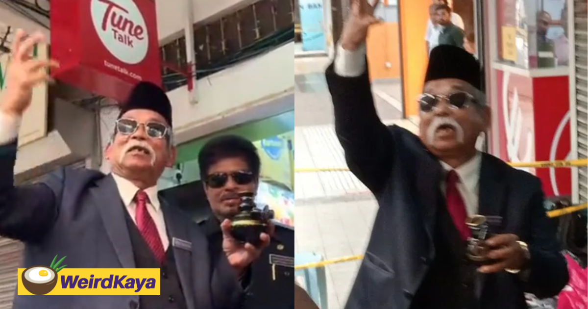 Remember him? Bomoh makes an appearance at kl sinkhole | weirdkaya