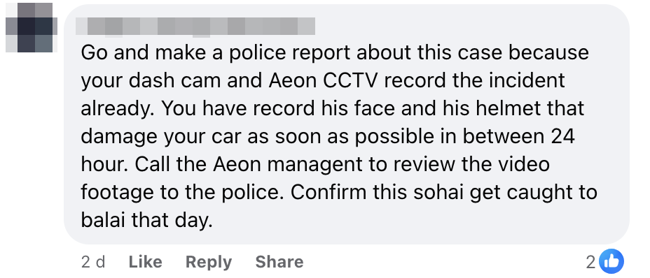 Report to police for investigation