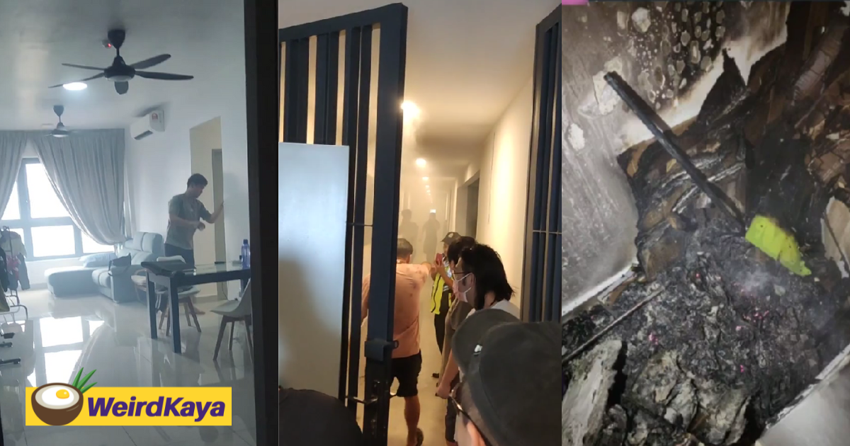 Residents sent running from kl apartment after cigarette allegedly triggers fire | weirdkaya