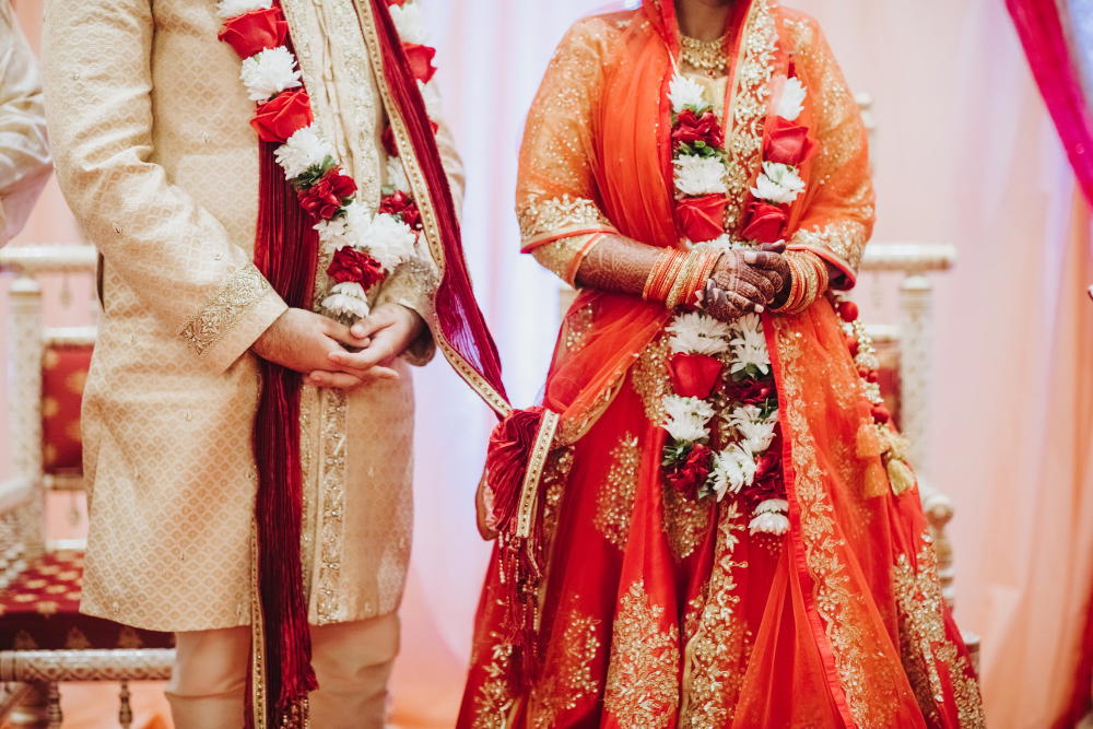 Ritual-with-coconut-leaves-during-traditional-hindu-wedding-ceremony