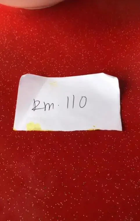 RM110 receipt