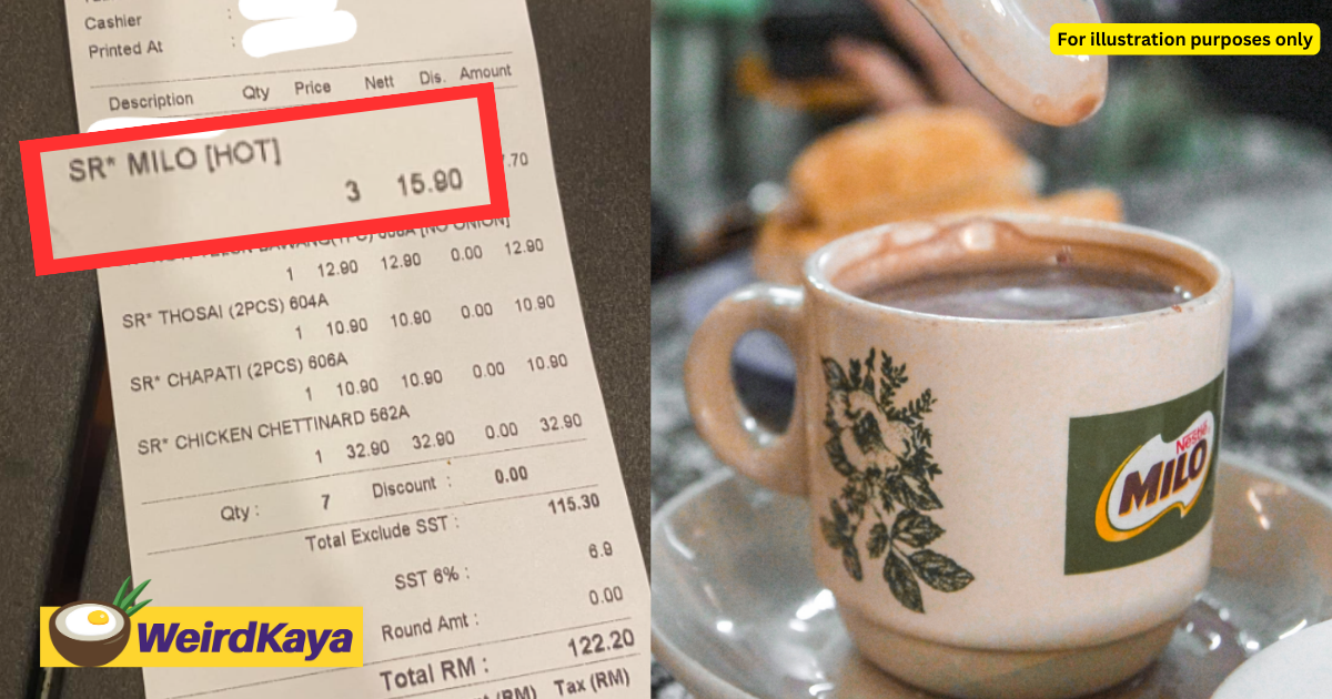 RM15.90 For Milo!- M'sian Woman Shocked By The Price Of A Cup Of Milo At Johor Restaurant