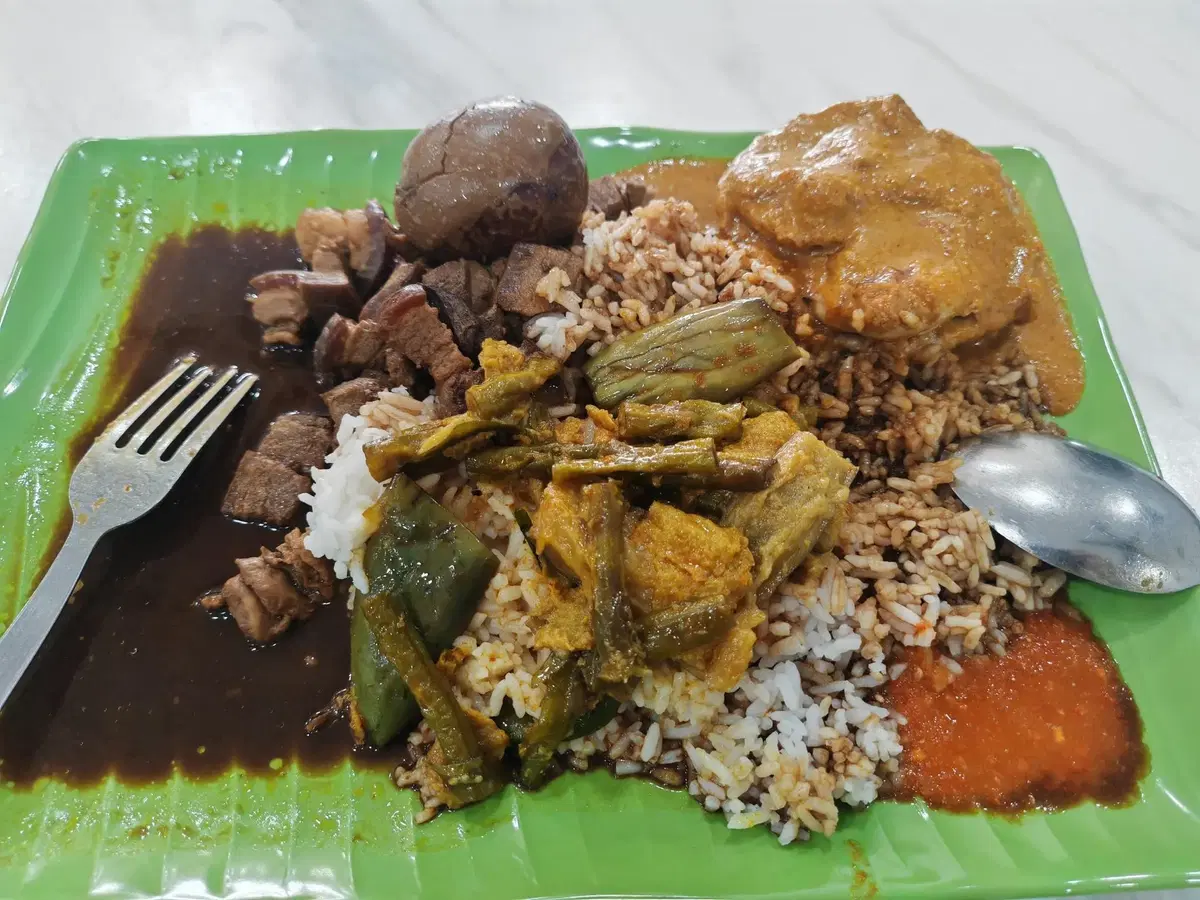 RM30.20 mixed rice in Taman Sentosa, Johor