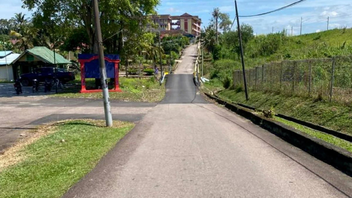 Road where 12yo boy died in Johor