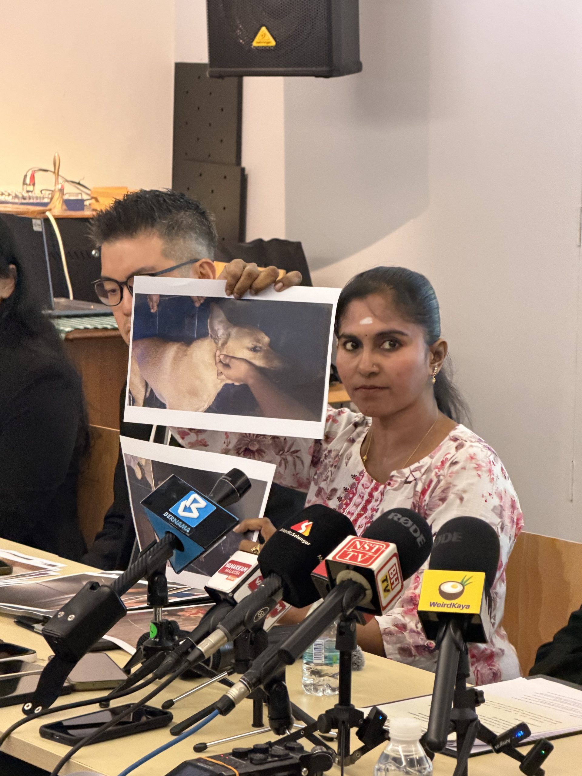 rohini showing rocky's image