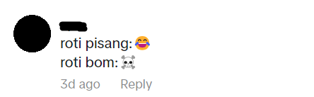 Roti pisang comment