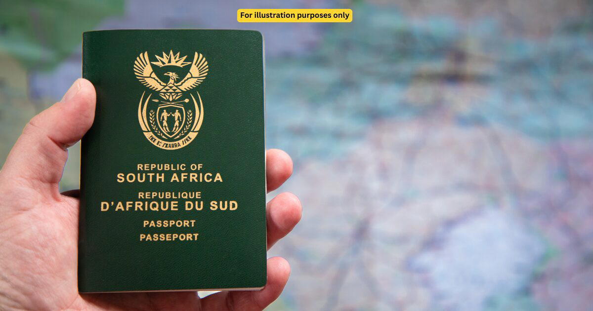 s. african passport