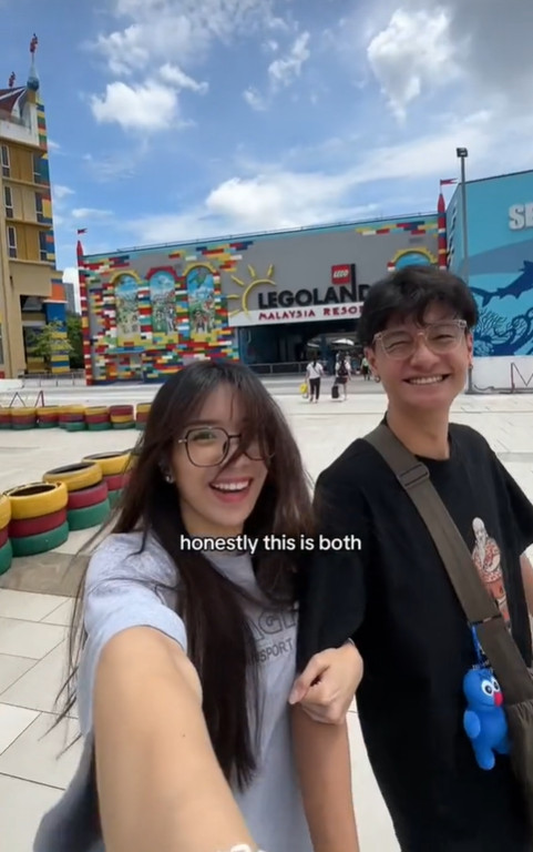 Sabrina & boyfriend visting sea aquarium