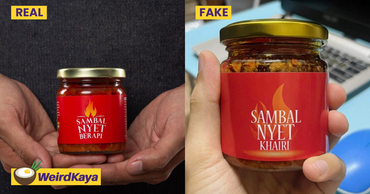 Fake version of khairul aming’s sambal nyet surfaces online, sparks outcry from netizens | weirdkaya