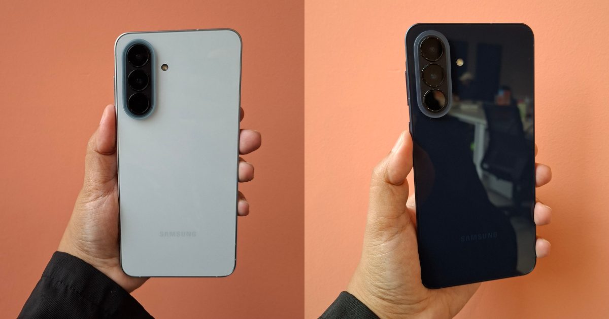 Samsung Galaxy A57 front back