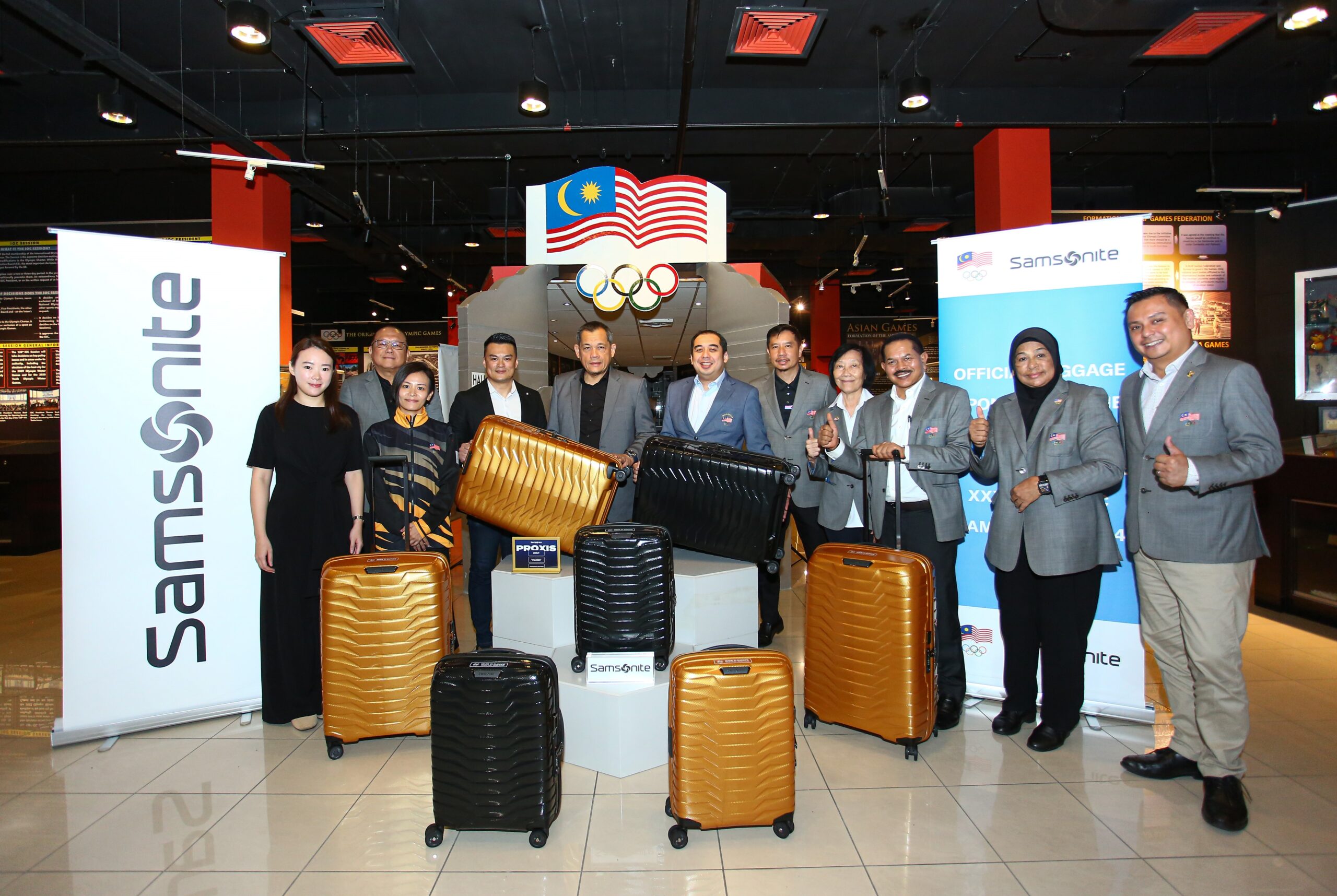 Journey to success - samsonite malaysia named official luggage sponsor for the malaysian contingent to the xxxiii olympic games paris 2024 | weirdkaya