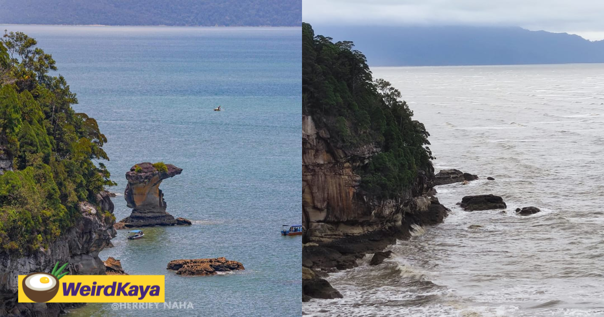 Sarawak's famous cobra head sea stack at the bako national park is now gone | weirdkaya