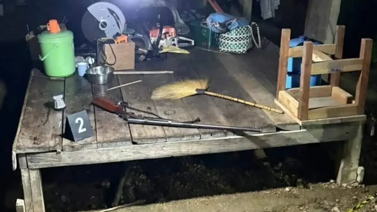 Scene of shooting over omelettes in Thailand