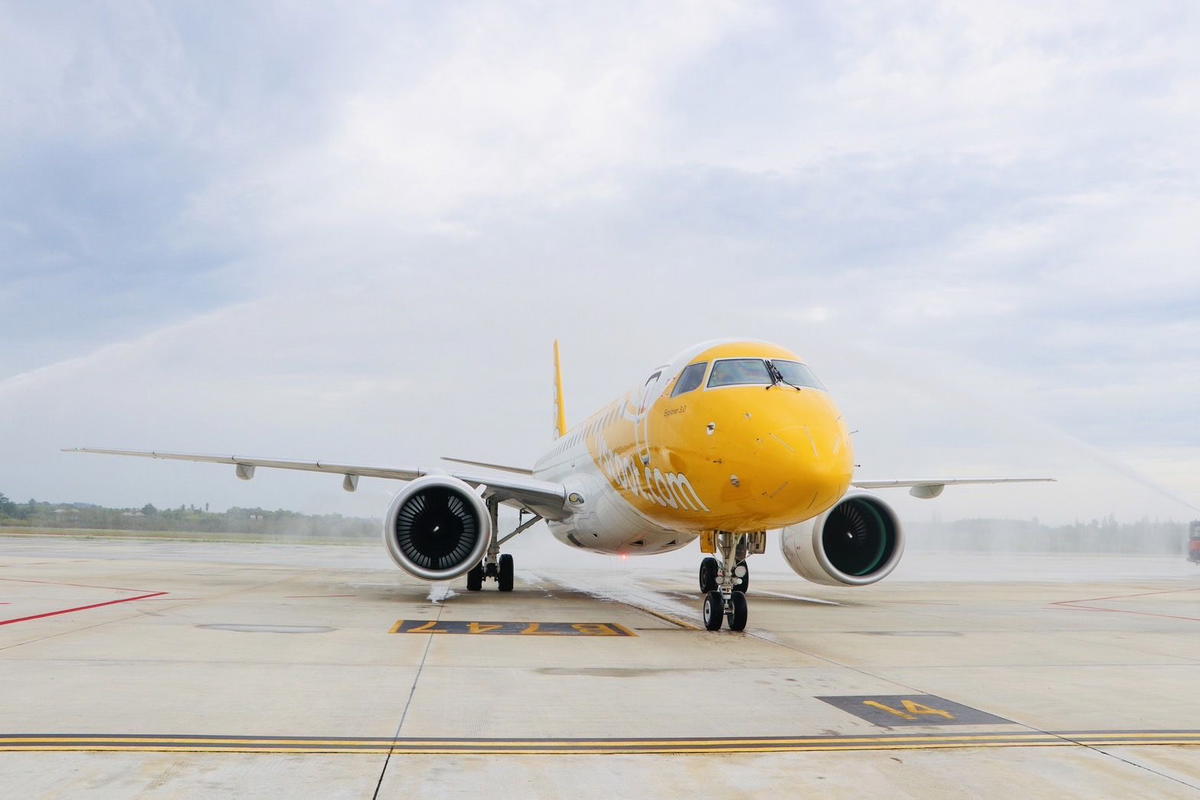 Scoot aircraft in S'pore