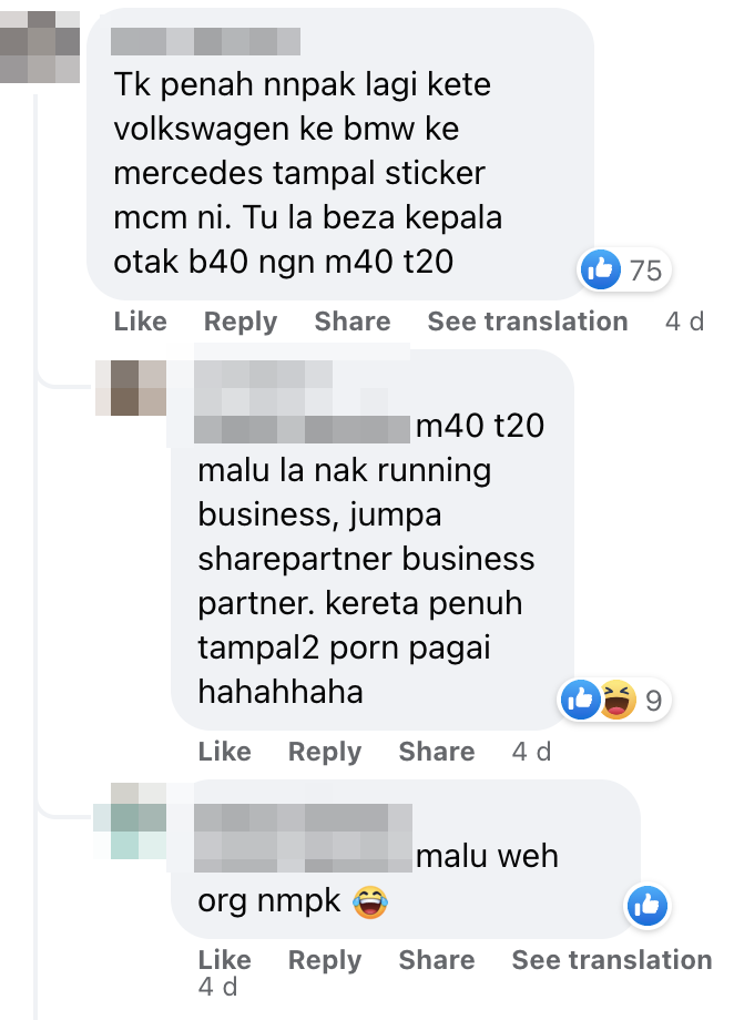 “bad example” - viva owner called out by netizens for displaying obscene bumper stickers | weirdkaya