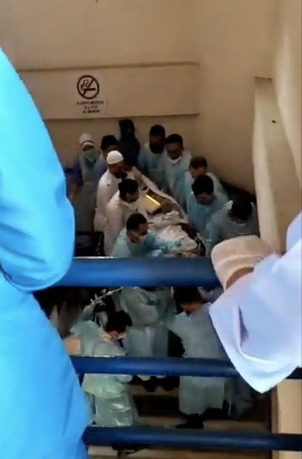 Staff at melaka hospital carry patients to icu by stairs after lift breaks down  | weirdkaya