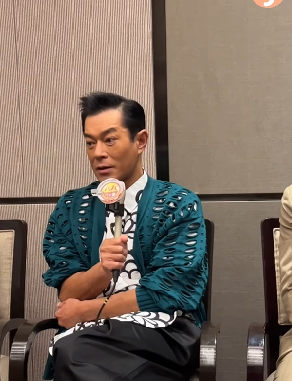 Louis koo at a press conference