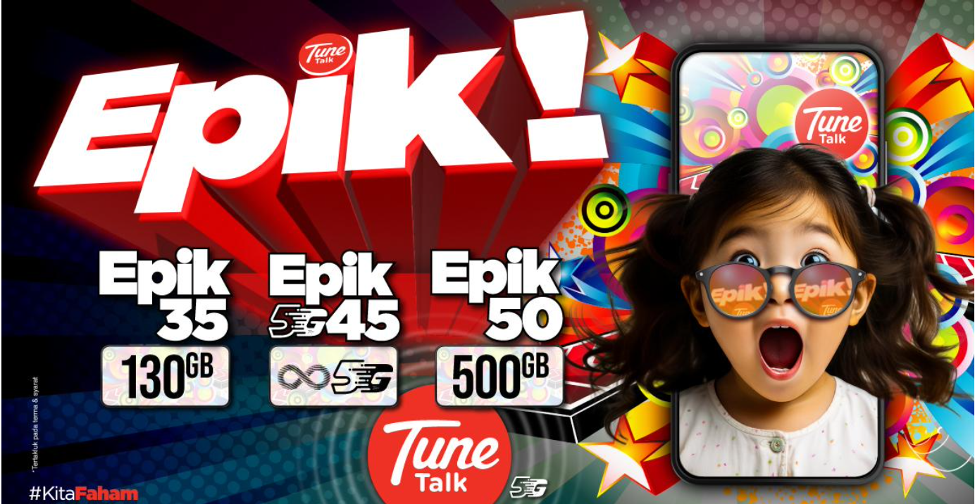 Tune talk launches pek epik! With 5g, unleashing an epic internet experience | weirdkaya