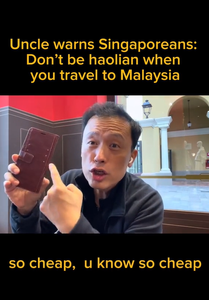 'don't be haolian! ' — sg man tells s'poreans to be more humble when visiting m'sia