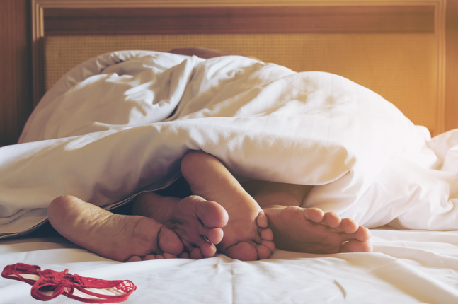 Couple in bed