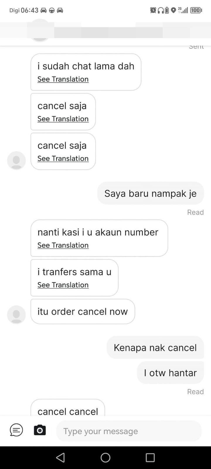 Angry m'sian customer scolds restaurant & cancels order, leaves rider with unpaid delivery order | weirdkaya