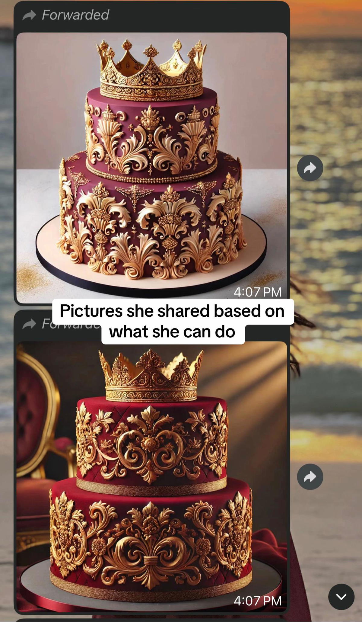 screenshot of whatsapp comvo