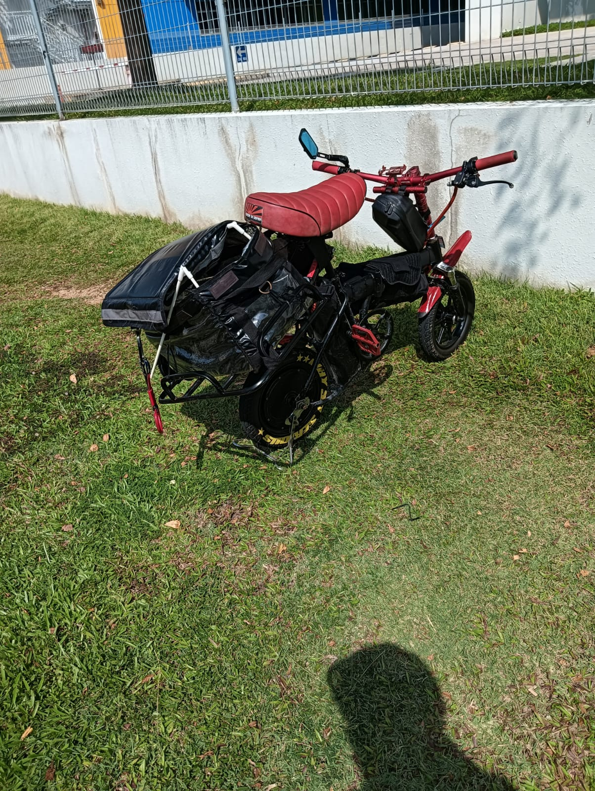 Sg man's power-assisted bicycle after falling into drain