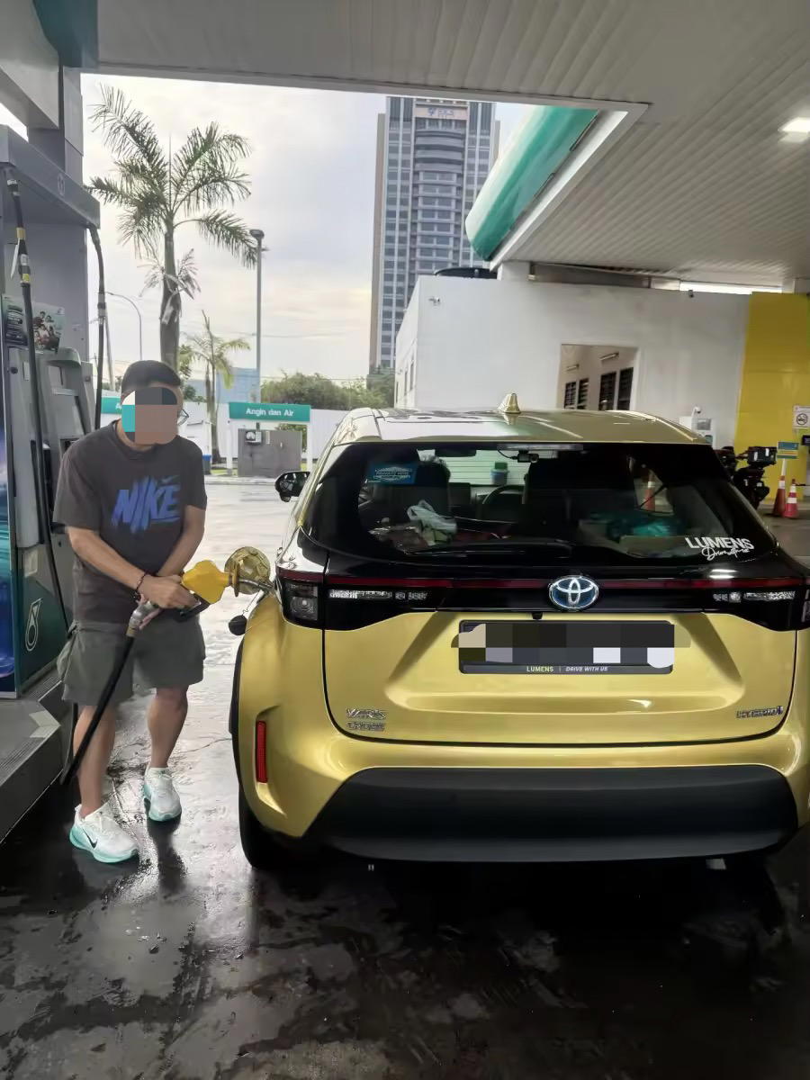 SG Toyota Yaris using RON95