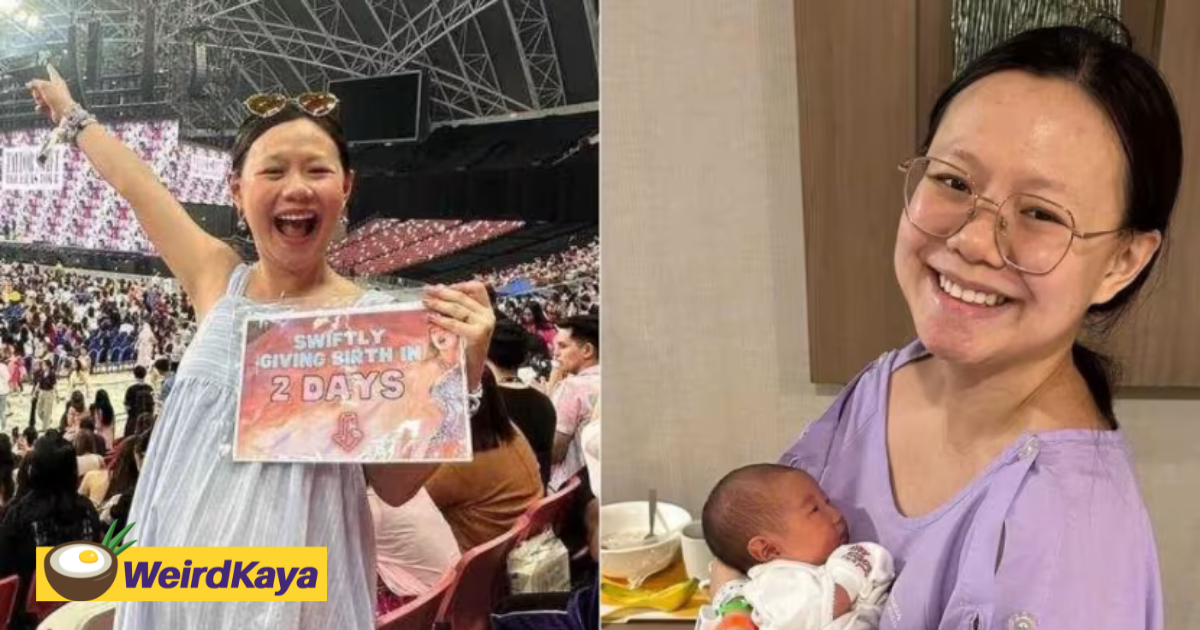 Sg woman endures contraction pain for 3 hours at taylor swift concert, gives birth 13 hours later | weirdkaya