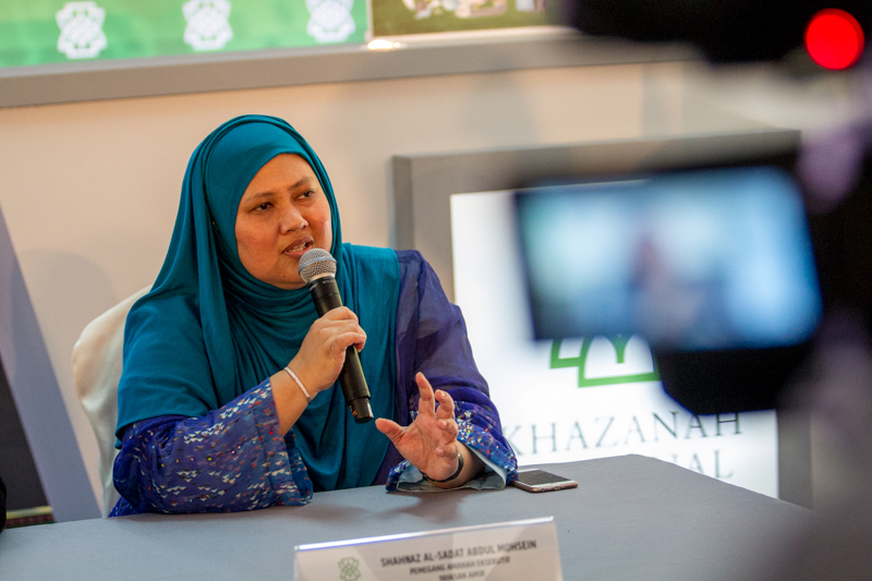 Shahnaz at the launch of khazanah_s sukuk ihsan for trust schools programme