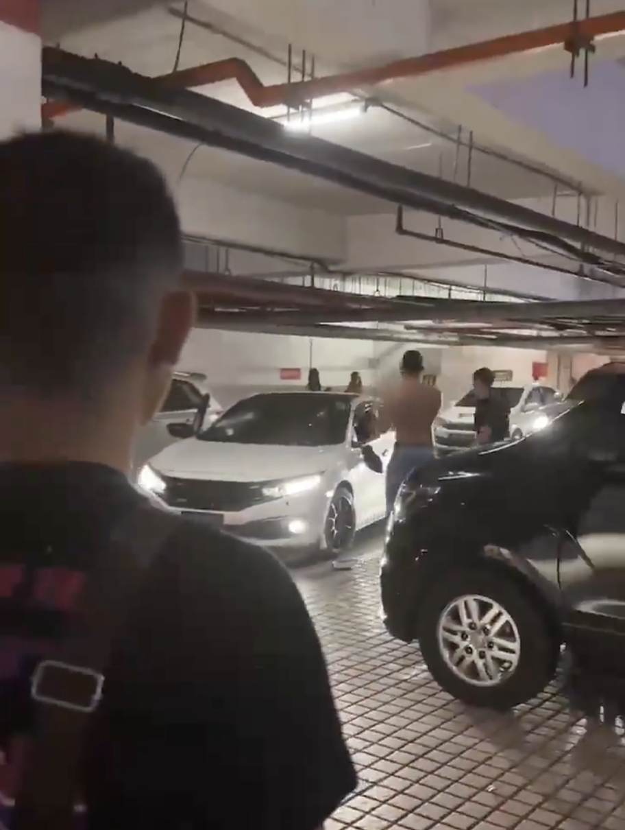 Shirtless men honda civic miri mall